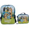 BLUEY 2 Piece Backpack Set, Pre school Girls & Boys 16″ Travel Bag, Blue | BLUEY, 2 Piece, Backpack Set, Pre-school, Girls & Boys, 16″(Bluey)
