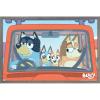 Bluey – Car Ride Wall Poster, 19L” x 13W”, Premium Unframed Version(Barnwood Framed Version)