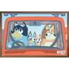 Bluey – Car Ride Wall Poster, 19L” x 13W”, Premium Unframed Version(Bronze Framed Version)