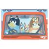 Bluey – Car Ride Wall Poster, 19L” x 13W”, Premium Unframed Version(White Framed Version)