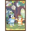 Bluey – Duo Wall Poster, 19L” x 13W”, Premium Unframed Version(Mahogany Framed Version)
