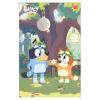Bluey – Duo Wall Poster, 19L” x 13W”, Premium Unframed Version(White Framed Version)