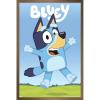 Bluey – Hey Wall Poster, 22.4L” x 14.7W”, Premium Unframed Version(Bronze Framed Version)