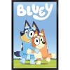 Bluey – Hug Wall Poster, 22.4L” x 14.7W”, Barnwood Framed Version(Black Framed Version)
