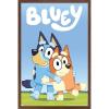 Bluey – Hug Wall Poster, 22.4L” x 14.7W”, Barnwood Framed Version(Mahogany Framed Version)