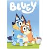 Bluey – Hug Wall Poster, 22.4L” x 14.7W”, Barnwood Framed Version(Premium Poster & Mount Bundle)