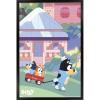 Bluey – Walking Wall Poster, 22.4L” x 14.7W”, Premium Unframed Version(Black Framed Version)