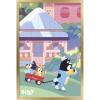 Bluey – Walking Wall Poster, 22.4L” x 14.7W”, Premium Unframed Version(Gold Framed Version)