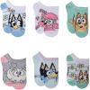Bluey 5PK CHEER SHORTIE SOCKS(Pink)