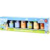Bluey 8th Wonder Wooden Skittles Game Set, Toy Bowling Set with 6 Character Pins and 1 Bowling Ball, Indoor/Outdoor Play Toys for Toddler Ages 3+(Character Skittles)