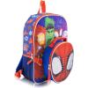 Bluey Backpack with Lunch Box for Kids | Insulated Lunch Bag for Boys, Girls, Toddlers | 14″ Backpack for School and Reusable Lunchbox(Spidey and Friends)