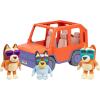 Bluey Big Heeler 4WD and Family Toddler Toy Car, Bingo and Chilli Plush Buddies, Opening Hood Storage, Car Toys for Kids 3+, Amazon Exclusive(Bluey Big Heeler – Amazon Exclusive)