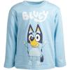 Bluey Bingo Chilli Mom Bandit Dad Long Sleeve Matching Family T-Shirt Toddler to Adult(Bluey  Blue)