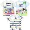 Bluey Bingo Dad Mom Coco Honey Winton 3 Pack Athletic T-Shirts Toddler to Big Kid(Multicolor)