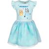 Bluey Bingo Girls Dress Toddler to Big Kid(Blue)