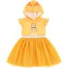 Bluey Bingo Girls Mesh Cosplay Dress Toddler to Big Kid(Bingo (Bluey))