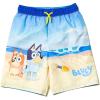 Bluey Bingo UPF 50+ Swim Trunks Bathing Suit Toddler to Little Kid Sizes (2T – 7-8)(Blue)