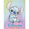 Bluey Canvas Wall Art and Décor with 3D Tufting,Kids Bedroom or Playroom Wall Decoration, 11″ W x 15″ H(Lilo and Stitch)