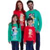 Bluey Christmas Matching Family Long Sleeve T-Shirt Toddler to Adult(Green / Dad)