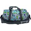 Bluey Duffle Bag, 16” Travel Sleepover Bag for Girls & Boys, Kids Weekender Bag, Blue(Grey)