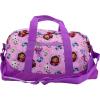 Bluey Duffle Bag, 16” Travel Sleepover Bag for Girls & Boys, Kids Weekender Bag, Blue(Purple)