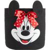 Bluey Figural Rope Storage Basket,10″ H x 10″ W, Decorative and Functional Organizer for Kids Room or Nursery(Minnie Mouse)