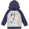 Bluey Fleece Hoodie(Grey/Navy)