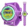 Bluey Kids Projection Watch with LCD Display, 10 Fun Bluey Images, Light-Up Projector, Adjustable Plastic Strap, Kid-Friendly Durable Build, Perfect for Young Bluey Fans, Fits Wrist Sizes 5.5″ to 8″