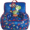 Bluey & Chloe Kids Micromink Bean Bag Sofa Chair,Soft Padded Toddler Seat with Piping & Carry Handle,Cozy Lounge Chair for Ages 3+,Blue(Super Mario)
