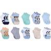Bluey boys Baby Boys Multi Pack Socks(White (10-pack))