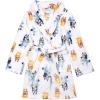 Bluey boys Bathrobe, Soft & Plush Robe for Kids(Funny Bluey)