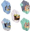 Bluey boys Bluey Kids Socks(Blue (5-pack))