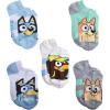 Bluey boys Bluey Kids Socks(Sky Blue (5-pack))