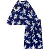 Bluey girls 2-piece Loose-fit Button Down Pajama Set, Soft & Cute for Kids(Bluey)