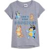 Bluey girls Girls T-shirt(Gray)