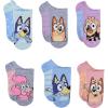 Bluey girls Multi Pack Kid’s Socks(Sky Blue (6-pack))