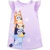 Bluey girls Nightgown, Soft & Cute Pajamas for Kids(Bluey Love Spring)