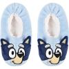 Bluey girls Snuggle Toe Plush Footlet Socks Slippers(Blue)