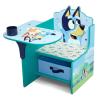 Delta Children Bluey Chair Desk with Storage Bin – Greenguard Gold Certified, Blue(Bluey)