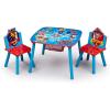 Delta Children Bluey Kids Table and Chair Set with Storage (2 Chairs Included) – Greenguard Gold Certified – Ideal for Arts & Crafts, Snack Time, Homeschooling, Homework & More, Blue(Multi Color)
