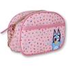 Disney Sanrio Bluey Purse Crossbody Handbag for Women | Metallic Vinyl Women’s Shoulder Handbag(Non-personalized Bluey)