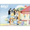 Gertmenian Bluey Indoor Area Rug – 3×5 Small, Non-Slip, Ideal for Children in Bedroom, Game Room, Classroom, Nursery or Play Area – Bluey Playful Friends, Multi, 28029(Bluey Family)