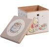 Idea Nuova Bluey Collapsible Fabric Storage Cube,10” Organizer Bin with Lid for Bedroom, Playroom, and Closet(Winnie The Pooh)