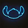 Idea Nuova Bluey Neon Figural LED Hanging Wall Art,Bedroom/Kids Room Wall Décor,5.5″x8″(Stitch)