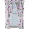 Jay Franco Black Out Window Curtains for Kids Bedroom 4-Piece Drape Set with 2 Tiebacks, Blue – Bluey, 42″ W x 63″ L (Pack of 2)(Grey – Minnie Mouse)