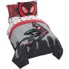 Jay Franco Bluey & Bingo 5 Piece Twin Size Bed Set – Includes Comforter & Sheet Set – Super Soft Kids Bedding Fade Resistant Microfiber (Official Bluey Product)(Gray – Miles Morales)