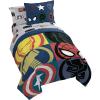 Jay Franco Bluey & Bingo 5 Piece Twin Size Bed Set – Includes Comforter & Sheet Set – Super Soft Kids Bedding Fade Resistant Microfiber (Official Bluey Product)(Multi – Marvel)