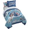 Jay Franco Bluey & Bingo 5 Piece Twin Size Bed Set – Includes Comforter & Sheet Set – Super Soft Kids Bedding Fade Resistant Microfiber (Official Bluey Product)(Blue – Star Wars)