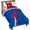 Jay Franco Bluey & Bingo 5 Piece Twin Size Bed Set – Includes Comforter & Sheet Set – Super Soft Kids Bedding Fade Resistant Microfiber (Official Bluey Product)(Multi – Spiderman)