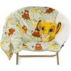 Jay Franco Bluey & Bingo Nogginz Set – 40 x 50 Inch Lightweight Travel Throw Blanket & Pillow – Kids Super Soft 2 Piece Bedding Set(Green – Simba)